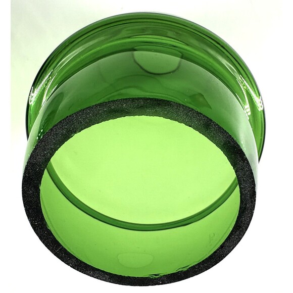 Per Lütken for Holmegaard Glass Hurricanes Green Danish Modern - 7.75" - Picture 8 of 9